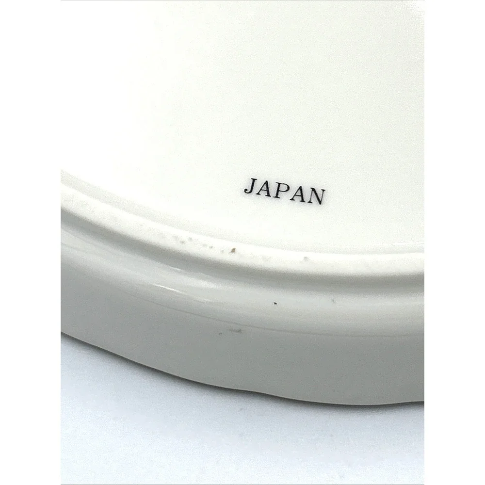 Christmas Divided Plate Dish Ceramic Sectioned Japan Gilded Holiday Seasonal